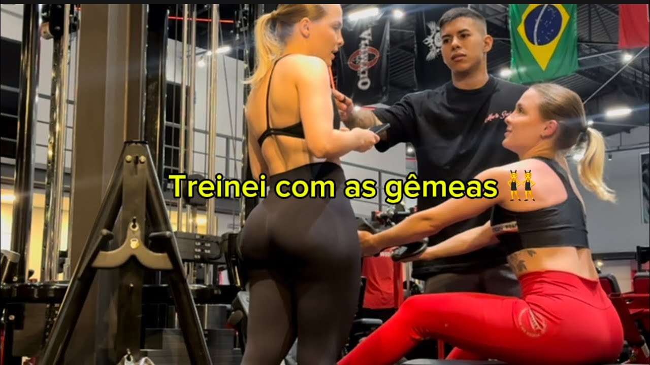 TREINO DIFERENTE Com as gêmeas 👯‍♀️