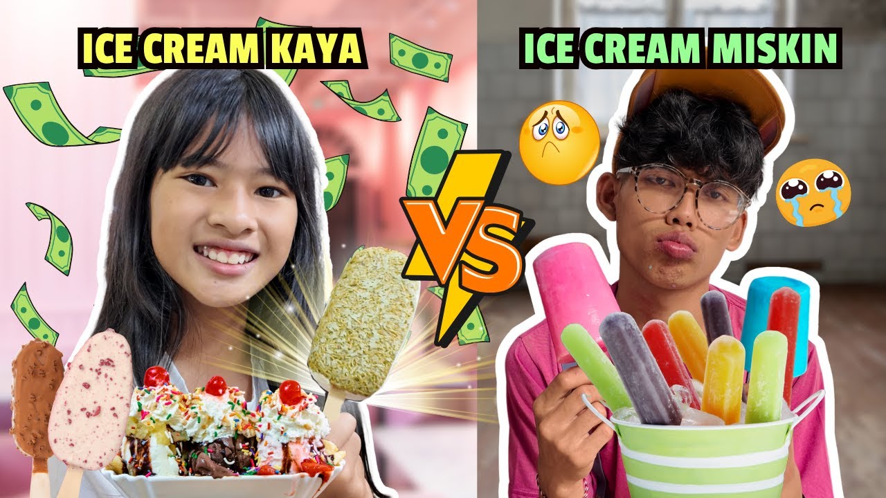 DISTA ES KIRIM SULTAN MEVVAH VS UCUP ES KRIM MISK*N ANEH!! RASANYA TERNYATA MIRIP.. #viralvideo