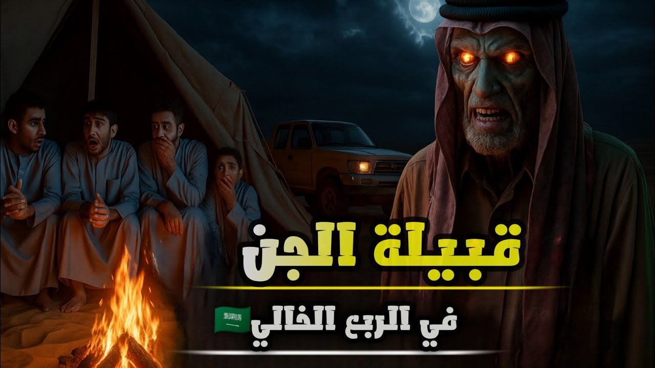 قصص جن| سعوديين🇸🇦 كشتو وسط قبيلة من  الجن وإلي صار بيصدمكم😱