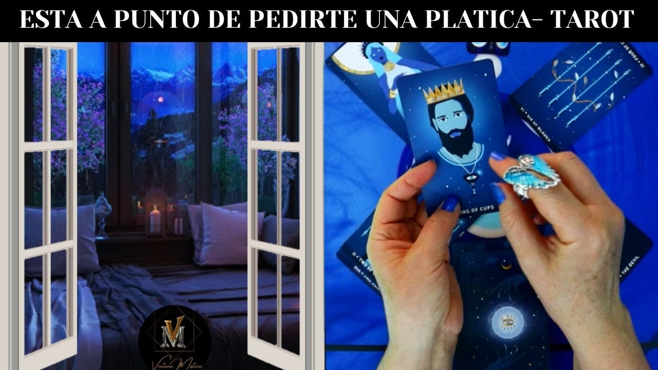 NO LO VES PERO ESTA A PUNTO DE PEDIRTE UNA CONVERSACION ❤️ TAROT LECTURA DE CARTAS AMOR