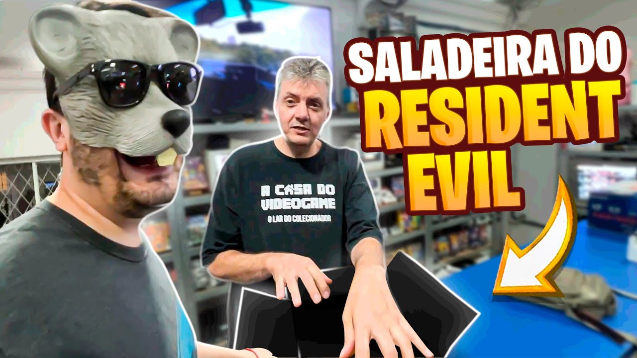 A SALADEIRA DO RESIDENT EVIL É REAL E EU VOU MOSTRAR NESSE VÍDEO