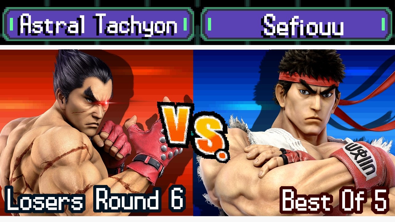 TurboBlaze - Astral Tachyon(Kazuya) vs Sefiouu(Ryu) - Losers Round 6