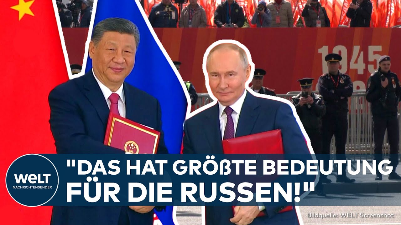 RUSSLAND UND CHINA: Xi besucht Putins Parade! 