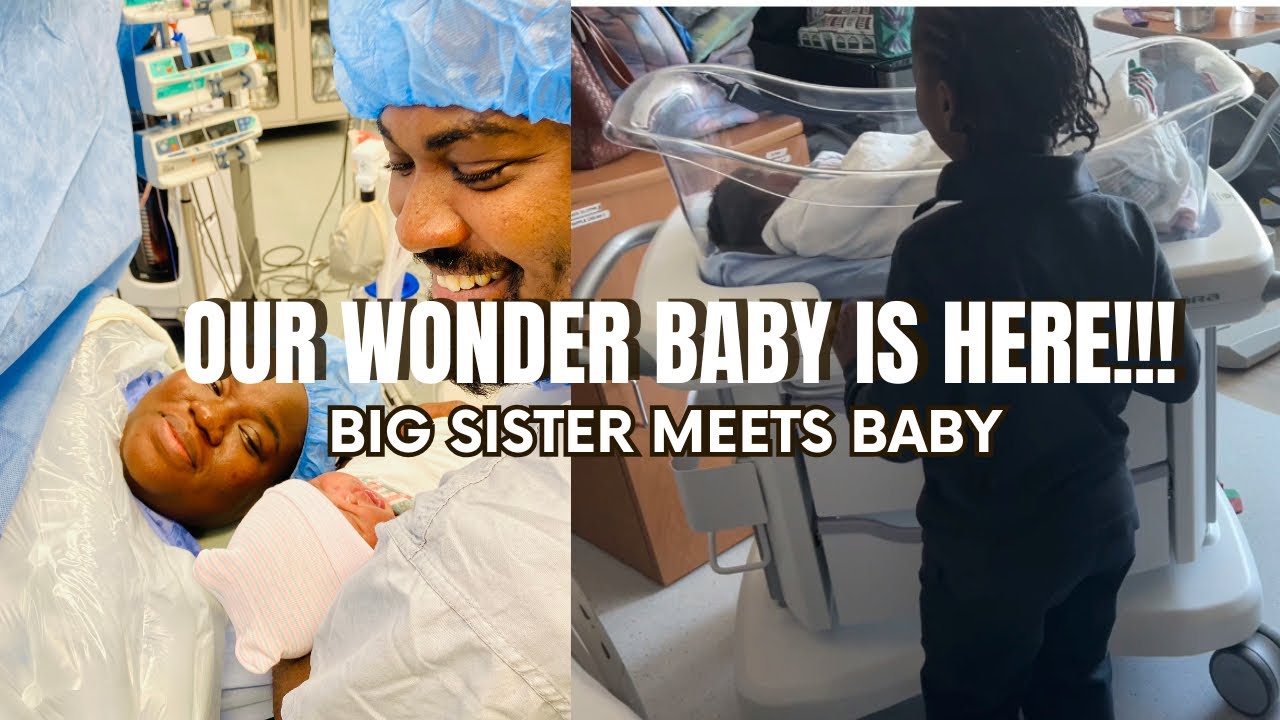 OUR BABY IS HERE + BIG SISTER GOT TO MEET BABY ||  Bemi Badmus