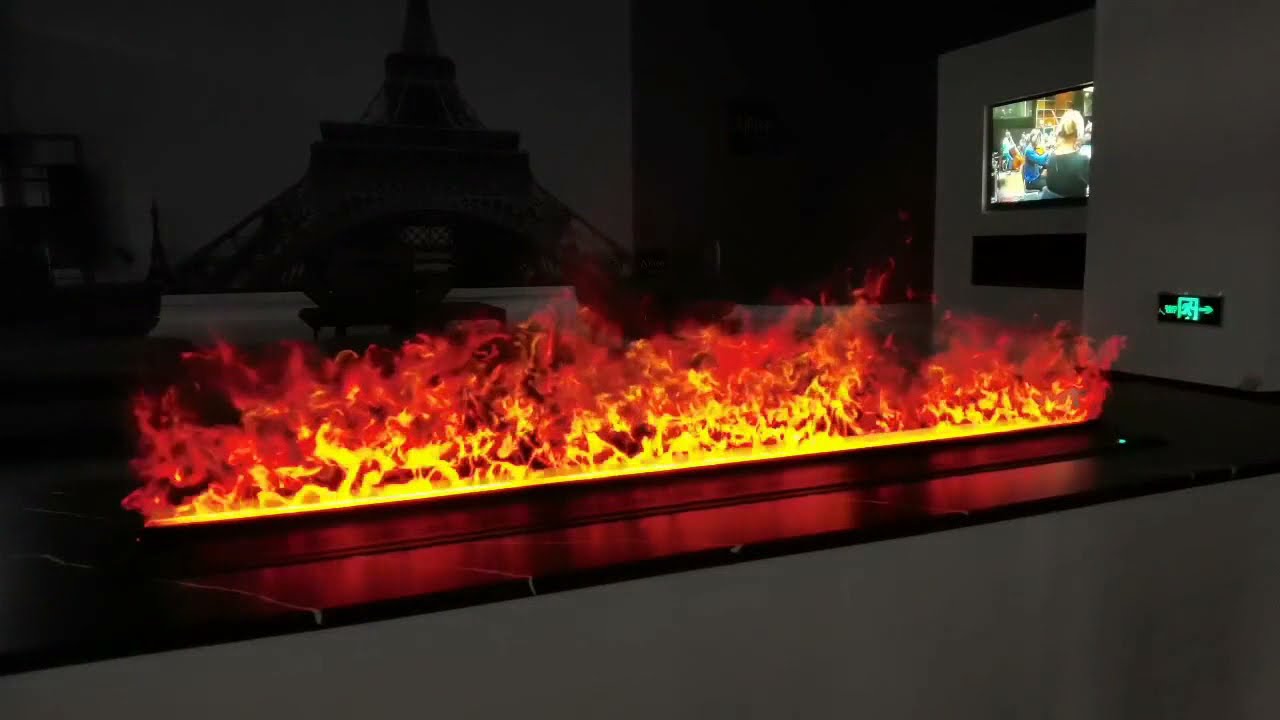Camino ibrido elettrico ad acqua AFIRE | Caminetti elettrici con fiamme fredde
