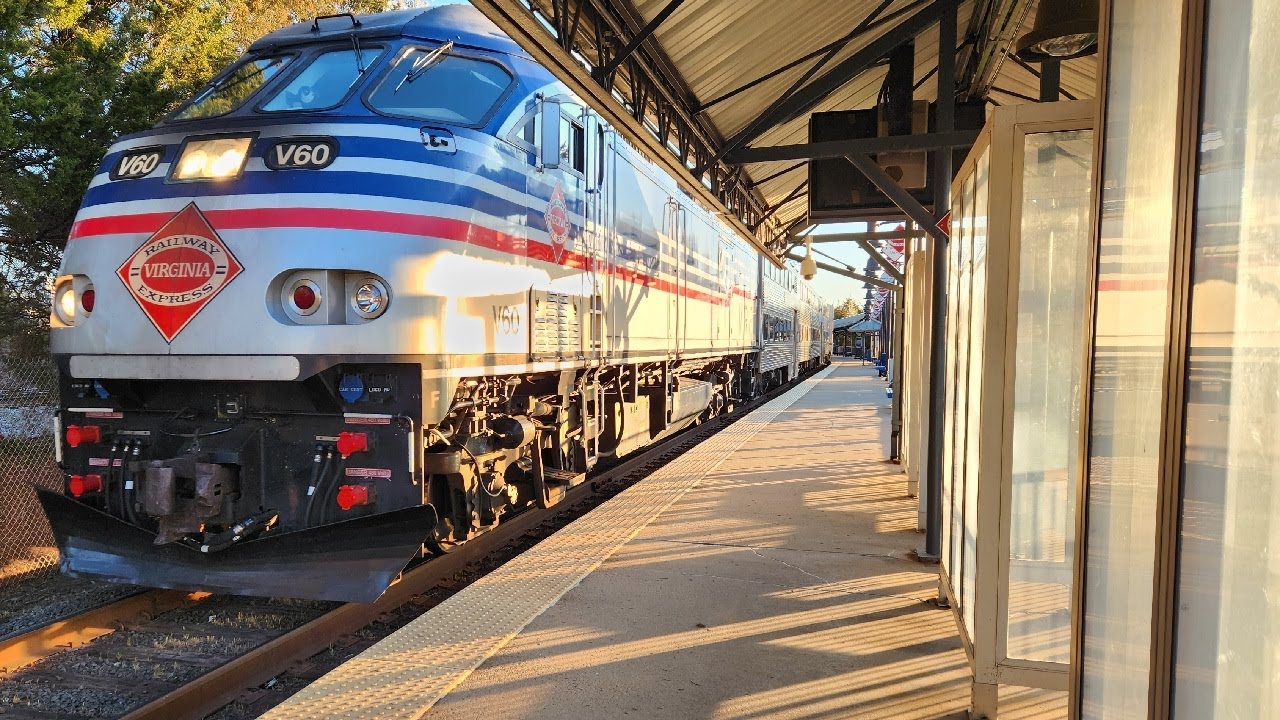 [4K] – Full Ride – Virginia Railway Express's Manassas Line – Northbound – Broad Run – Union Station