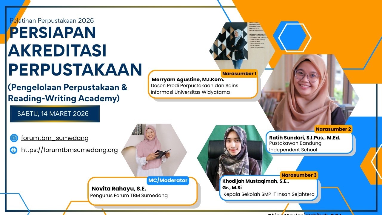 Pelatihan Perpustakaan 2026: Pengelolaan Perpustakaan & Reading-Writing Academy