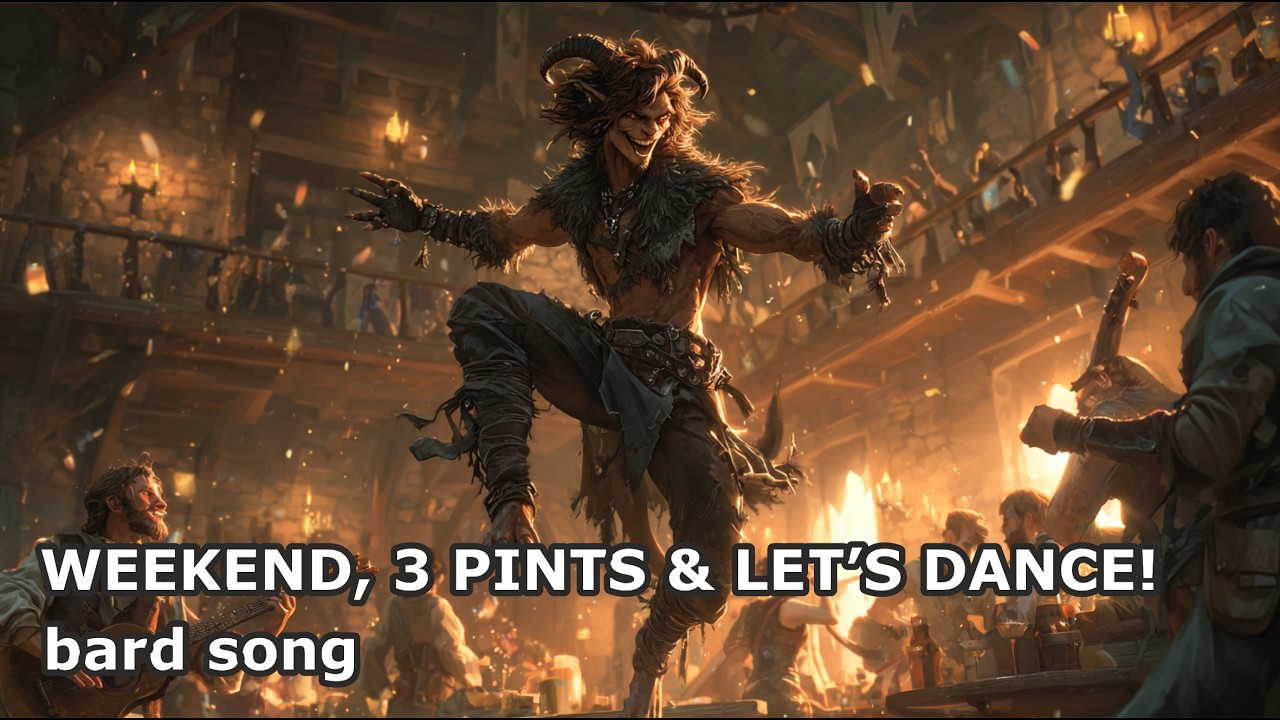 Fantasy Tavern Dance Night 🍻 Wild Bard Songs, Celtic Folk Energy & Weekend Ale Vibes