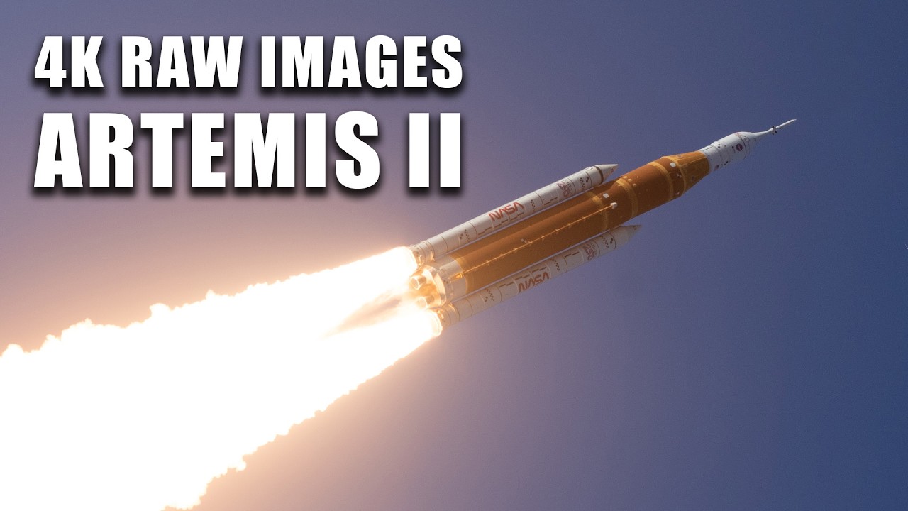 ARTEMIS-2 - 4K Cinematic Launch No Music / RAW IMAGES