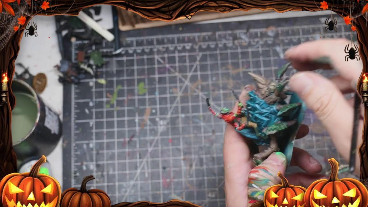 Scape-Oween Live Paint: Thyraxis Dragoon