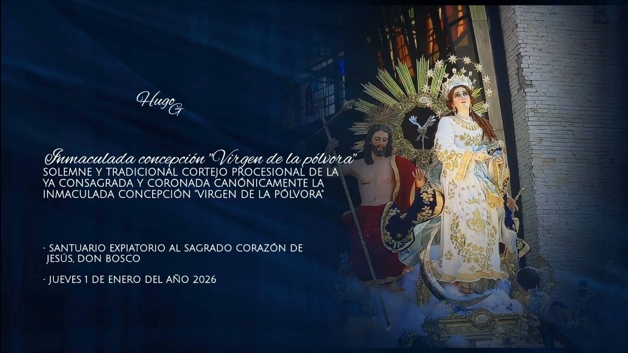 Traslado y salida de la consagrada imágen de la inmaculada concepción de don Bosco 2026