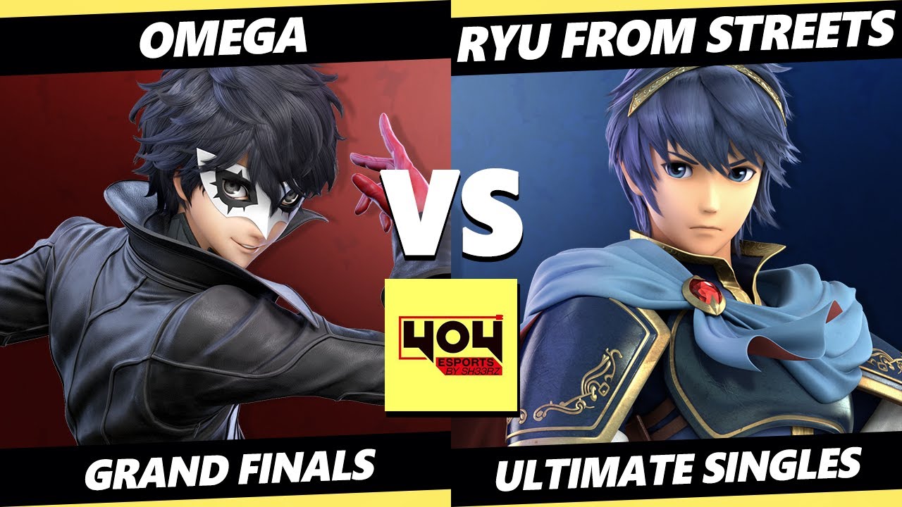 4o4 Weekly 79 GRAND FINALS - omega (Joker) Vs. Ryu from Streets (Marth) Smash Ultimate - SSBU