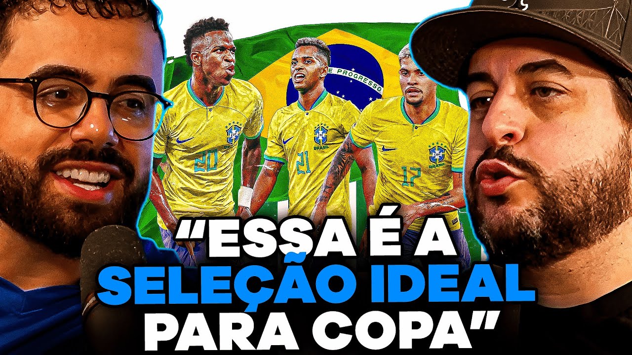 ESSA é a ESCALAÇÃO da SELEÇÃO PARA A COPA DO MUNDO 2026? (com Edu Futirinhas)