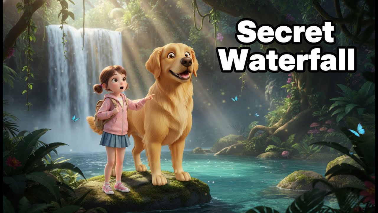 Soothing Sounds at Marky Paws Stories - Secret Waterfall