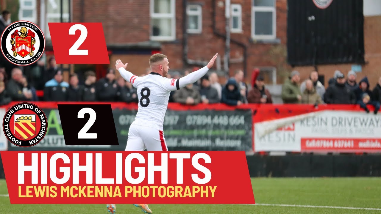 @HydeUnitedFCOfficial VS @FCUnitedMcr