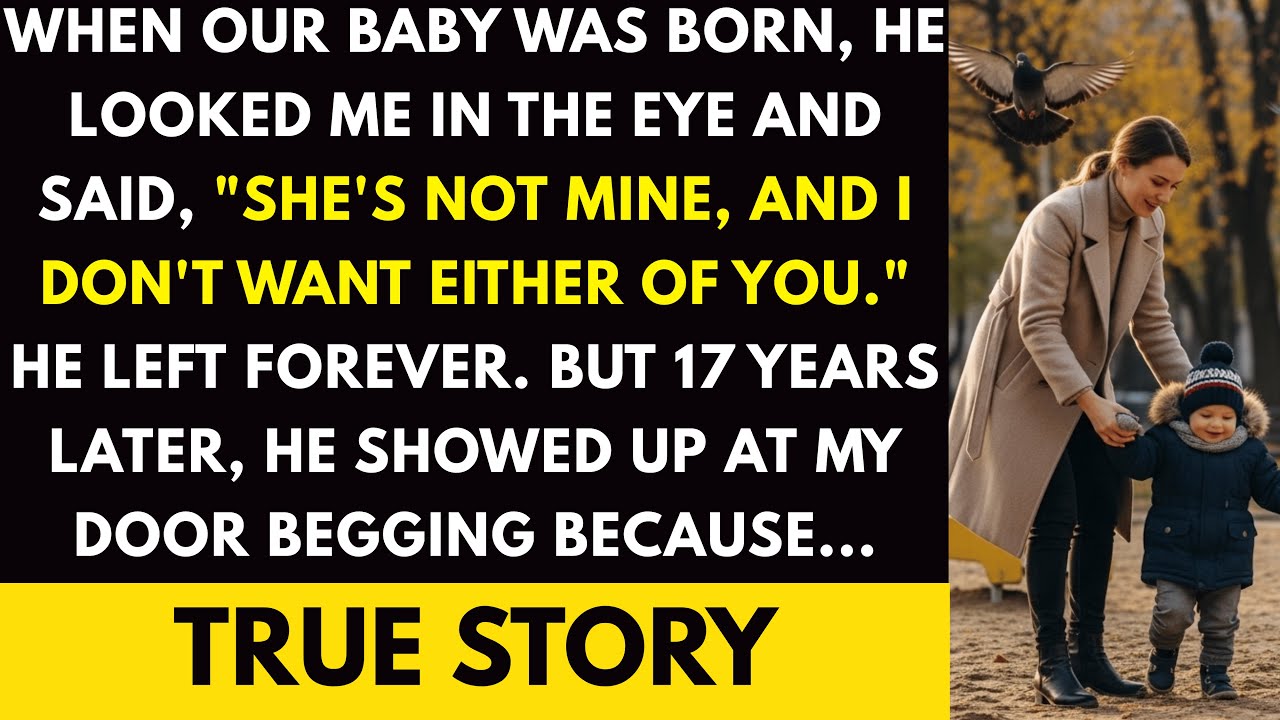 Husband Denied Our Newborn & Walked Out—17 Years Later, He Showed Up Begging for Forgiveness!