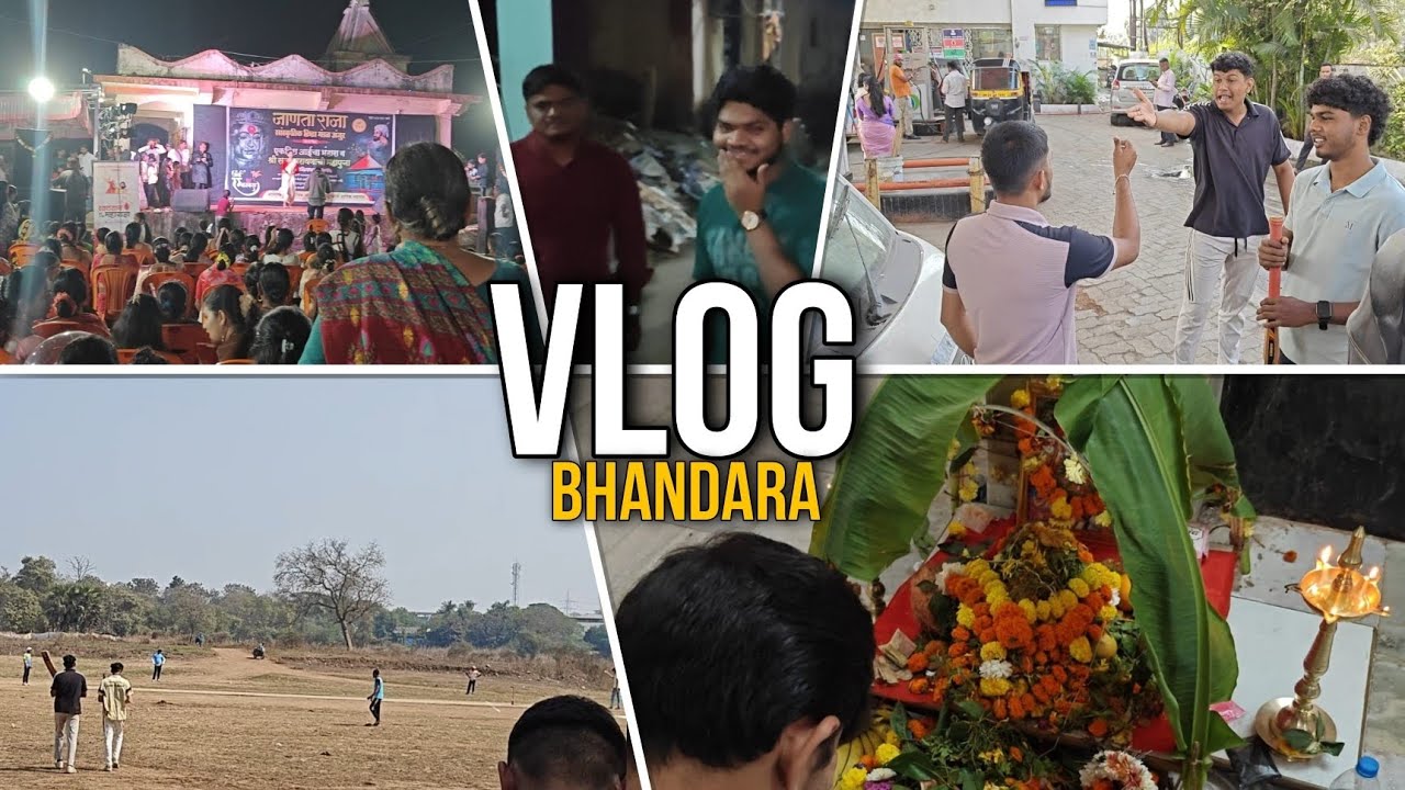 BHANDARA AND MATCH DAY FUN 🔥😂 #vlog #entertainment #explore 