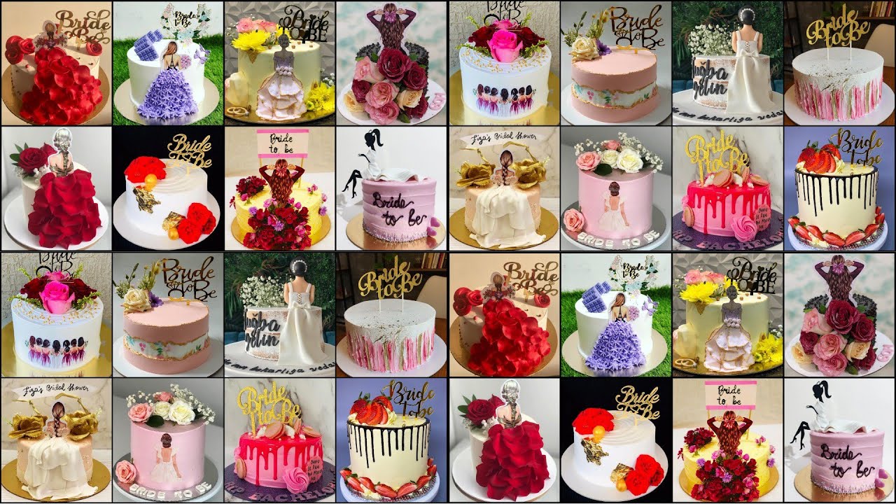 💓Bride Shower Cake Designs 2024/Bride To Be Cake Design/Wedding Cake/Bridal Shower Cake Designs