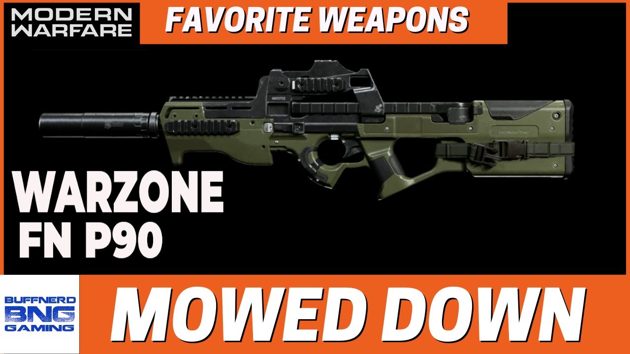 Mowed Down P90 - Favorite Weapons - Call Of Duty Modern Warfare