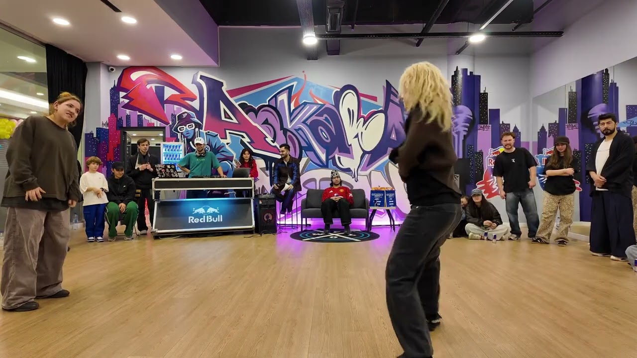 Havin vs Sudina TOP8 /1vs1 HipHop / Go With the Flow Vol.1 ANKARA