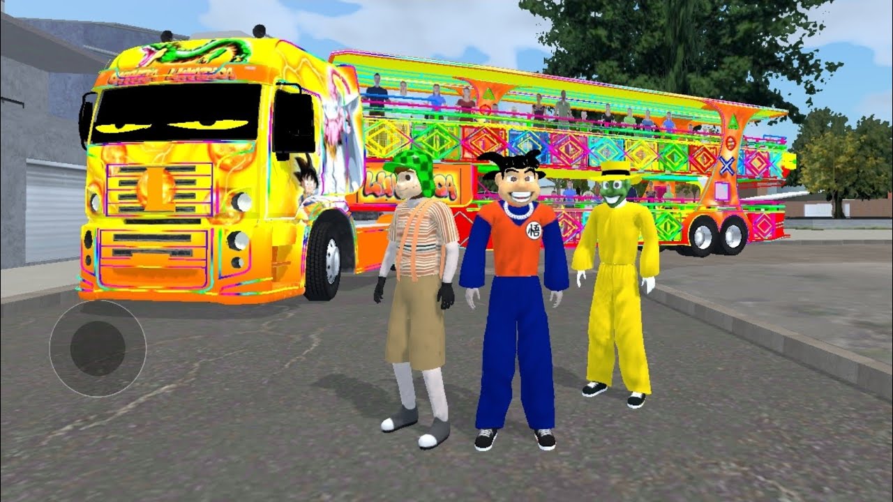 COSPLAY:JOGO DO TRENZINHO DA ALEGRIA, GOKU E SUA TURMA DANÇANDO NA CARRETA DA ALEGRIA 