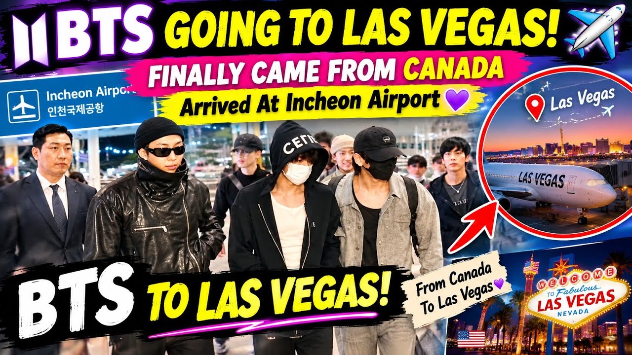 BTS LIVE 🔴 Spotted Today at Incheon Airport ✈️ Going To Las Vegas City 😍 BTS LIVE 🔴 On Airport 😱