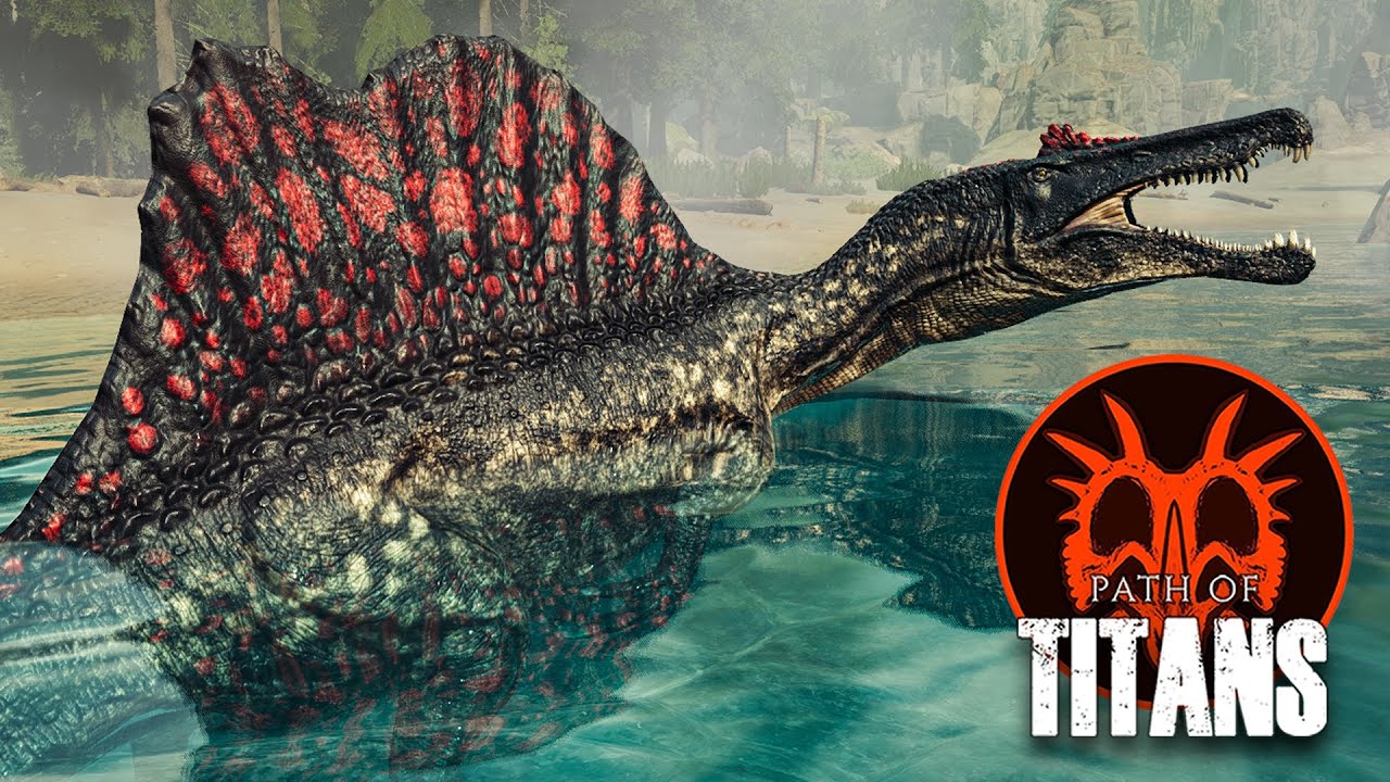 IM WASSER & AN LAND an der SPITZE Der NAHRUNGSKETTE! 🦖☠️ ÜBERLEBEN als SPINOSAURUS - Path of Titans