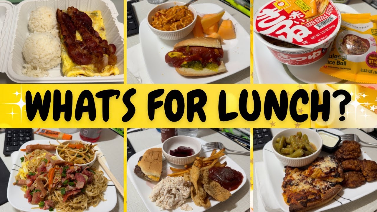 August 2025: What I ate for lunch during the work week