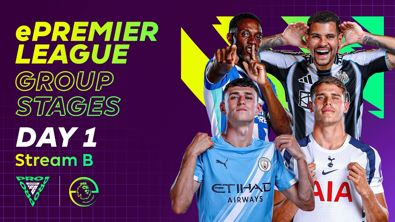 ePremier League: Group Stages - Day 1 - B Stream