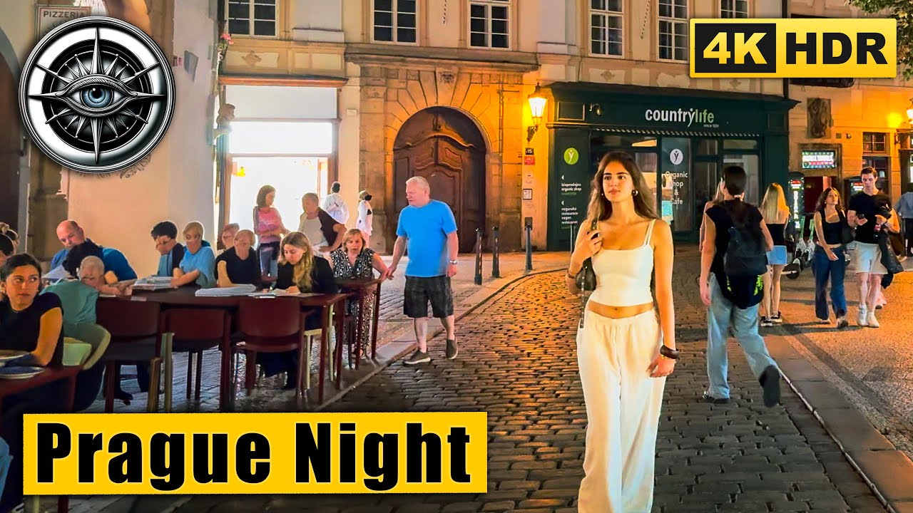 Night Walk in Prague Old Town | 4K HDR Walking Tour 🇨🇿