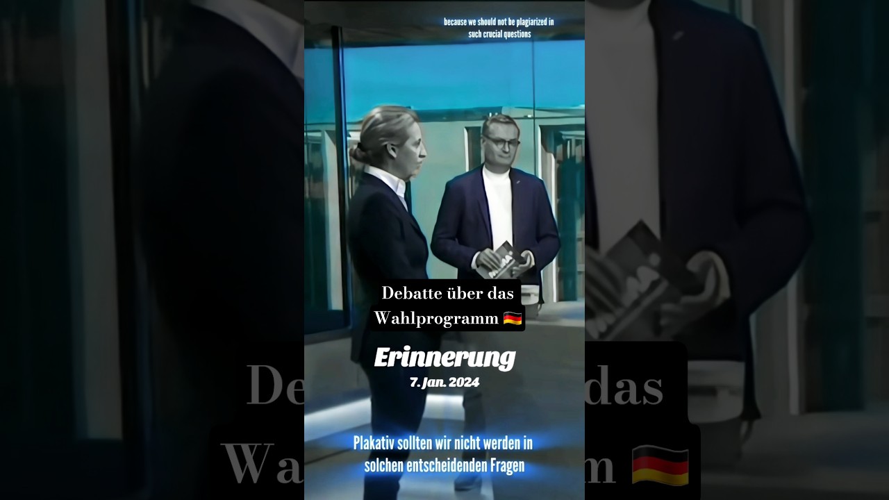 Plakativ sollten wir nicht werden in solchen entscheidenden Fragen.