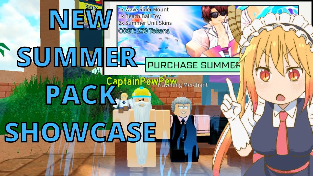 SHOWCASING THE NEW SUMMER PACK IN ALL STAR TOWER DEFENSE *SUMMER TOKENS* | All Star Tower Defense