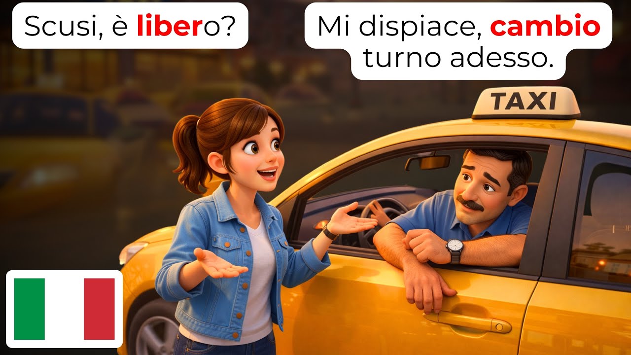 🇮🇹 15 Итальянских Разговоров в Такси, Которые Должен Выучить Каждый Начинающий | A1-A2
