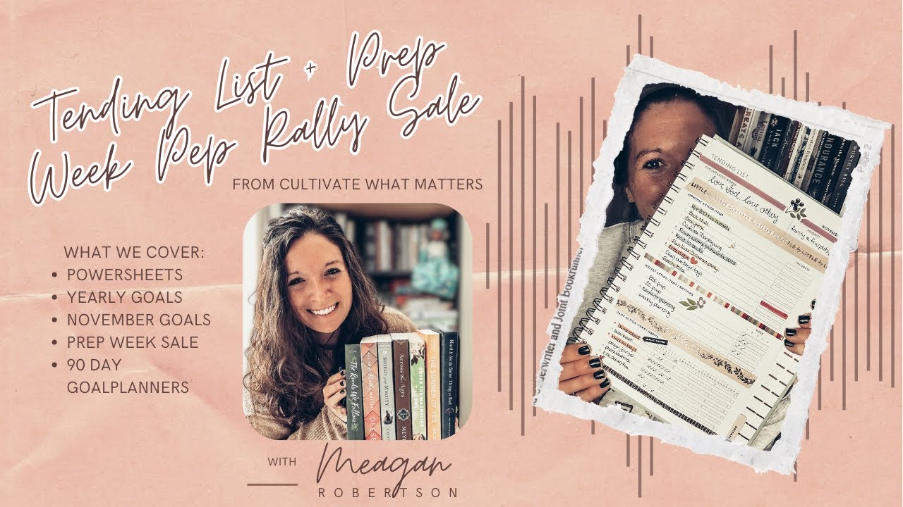Tending List + Pep Rally Prep Week Sale 🥳