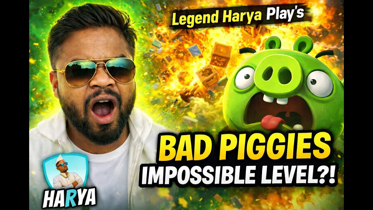 Bad Piggies Gameplay Hindi | Crazy Vehicle Build 😂 | Legend Harya Play's