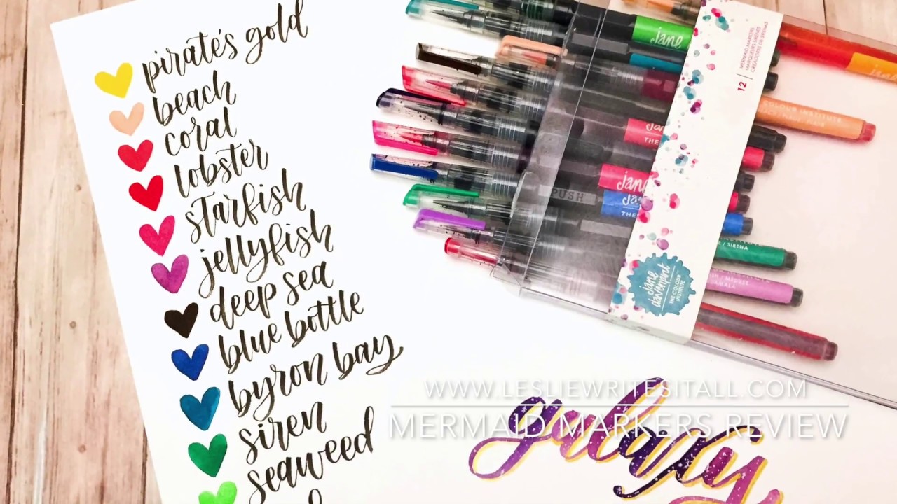Mermaid Markers Review and Galaxy Writing Tutorial