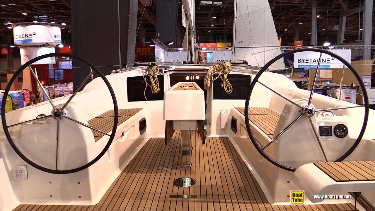 2016 Dufour 382 Grand Large - Deck and Interior Walkaround - 2015 Salon Nautique de Paris