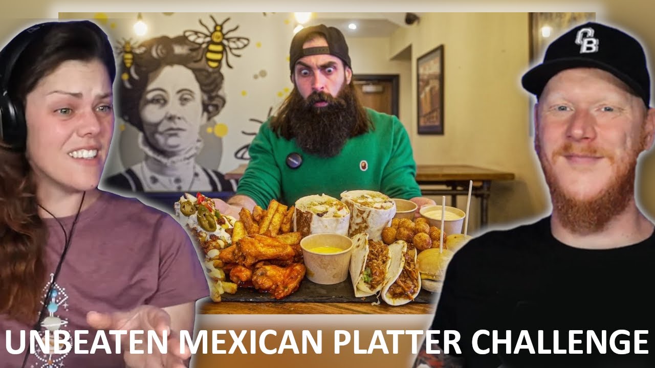 UNBEATEN MEXICAN PLATTER CHALLENGE REACTION | OB DAVE REACTS