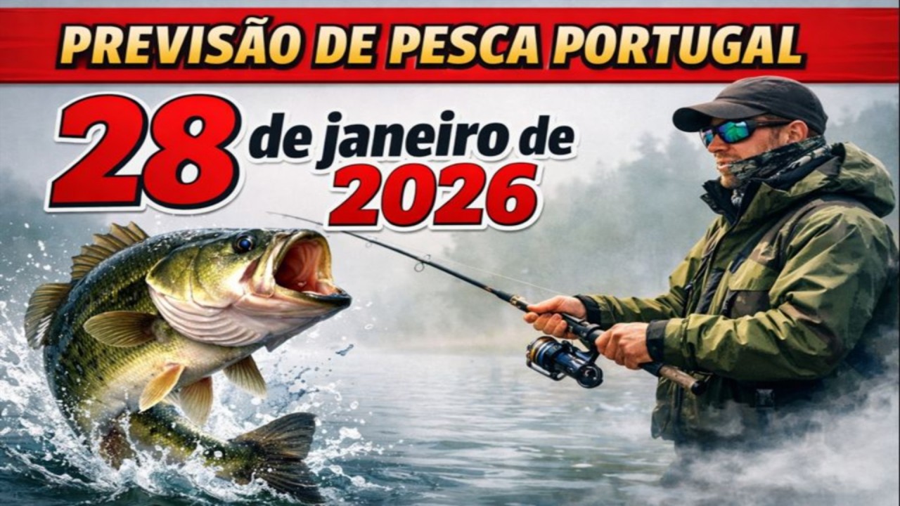 PROGNÓSTICO DE PESCA em Portugal em 28 de janeiro de 2026: Prepara a cana para um dia de surpresas!