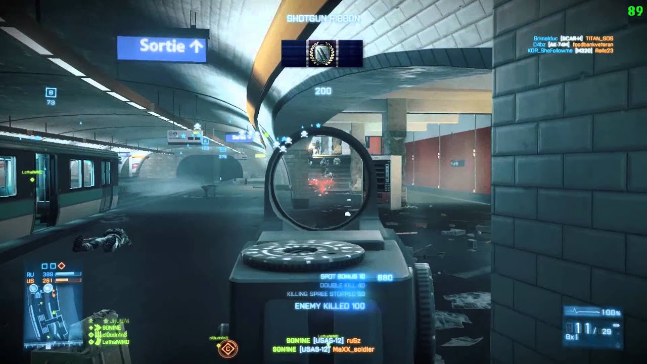 BF3 - USAS-12: The Penetration Proliferation