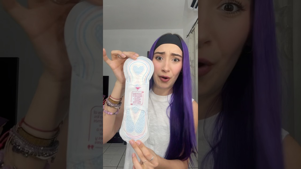 TUTORIAL DE COMO PONER UNA TOALLA SANITARIA⚠️‼️