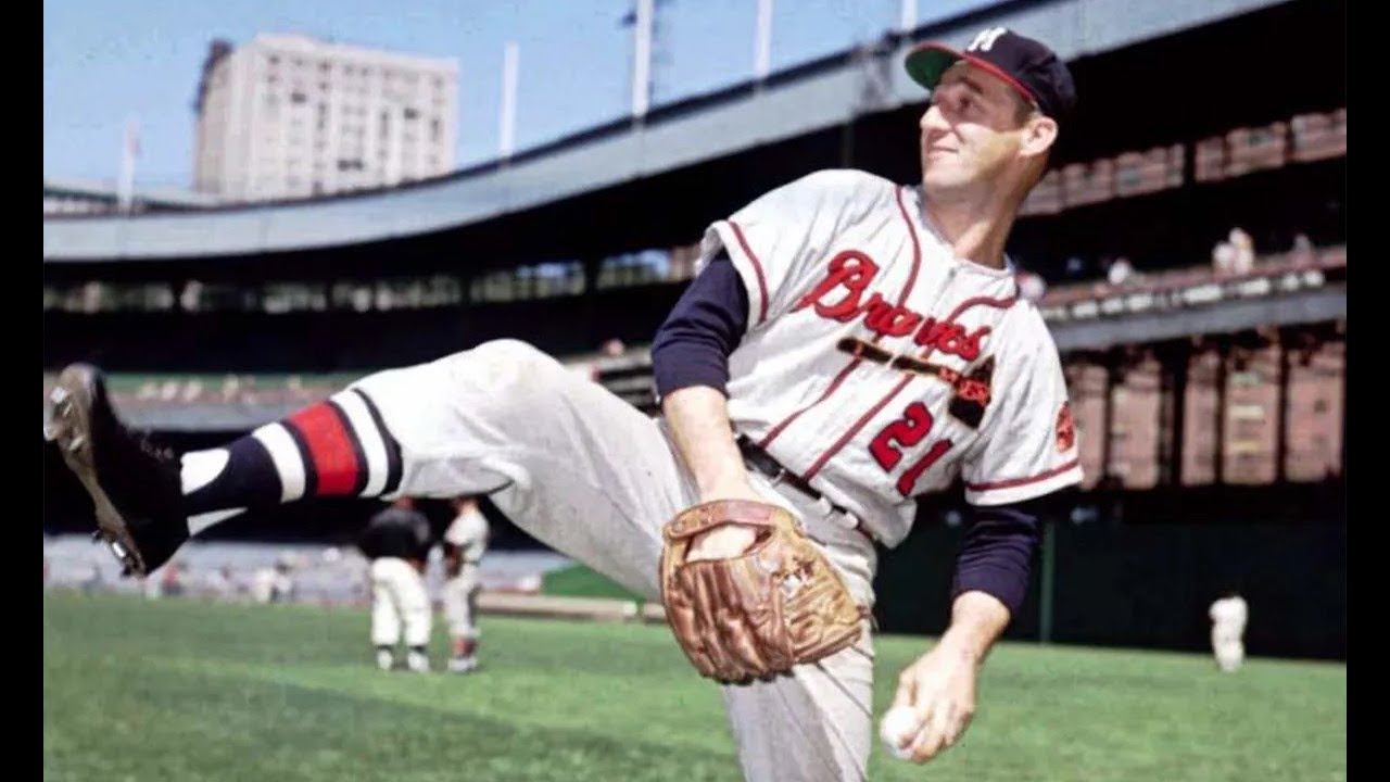 1955-04-12 Warren Spahn (with music)