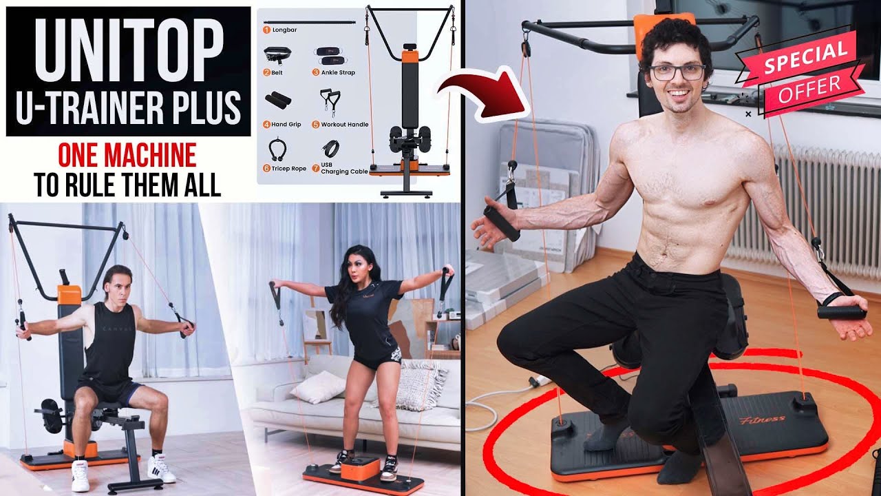 One Machine To Rule Them All! Unitop U-trainer Plus Review & Test (All-In-One Smart Cable Machine)