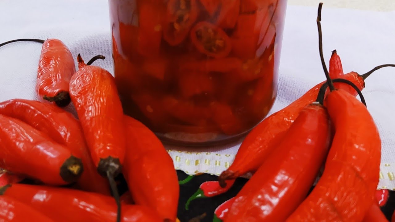 CONSERVA DE PIMENTA DEDO DE MOÇA É MUITO FÁCIL E RÁPIDO!!!