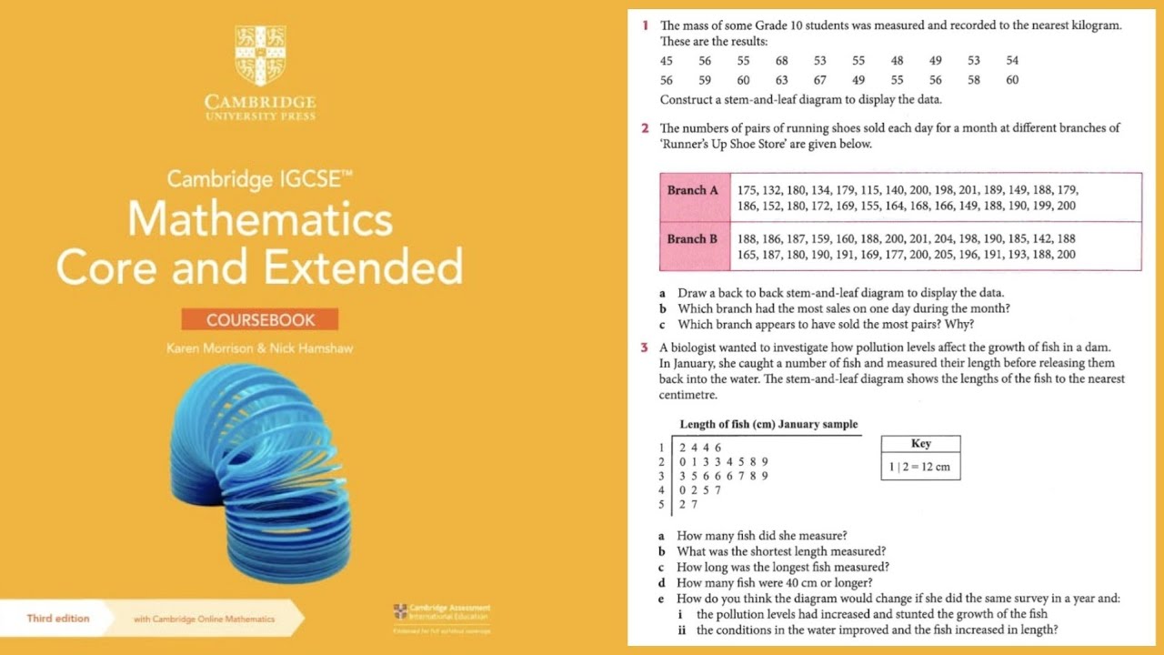 Exercise 4.4 Cambridge IGCSE Mathematics Core and Extended 