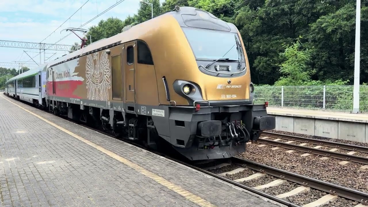 🚇EU160-014 Rp1 (Dumni. Wolni. Niepodlegli!)+IC 8112 PODLASIAK (PL-PKPIC) rel. Świnoujście - Suwałki