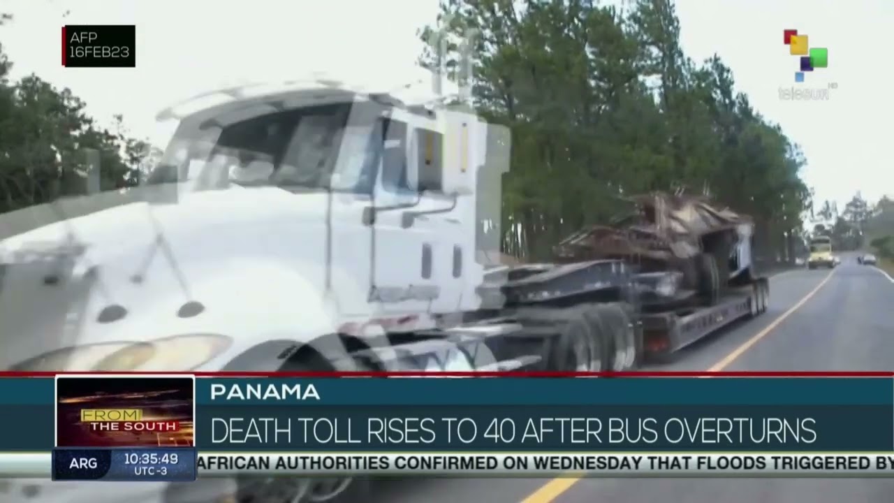 Panama: Death toll rises to 40 in bus crash carrying migrants