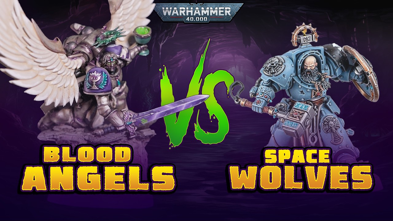 Blood Angels vs Space Wolves: A Warhammer 40k Battle Report | 10th Edition 2000pts