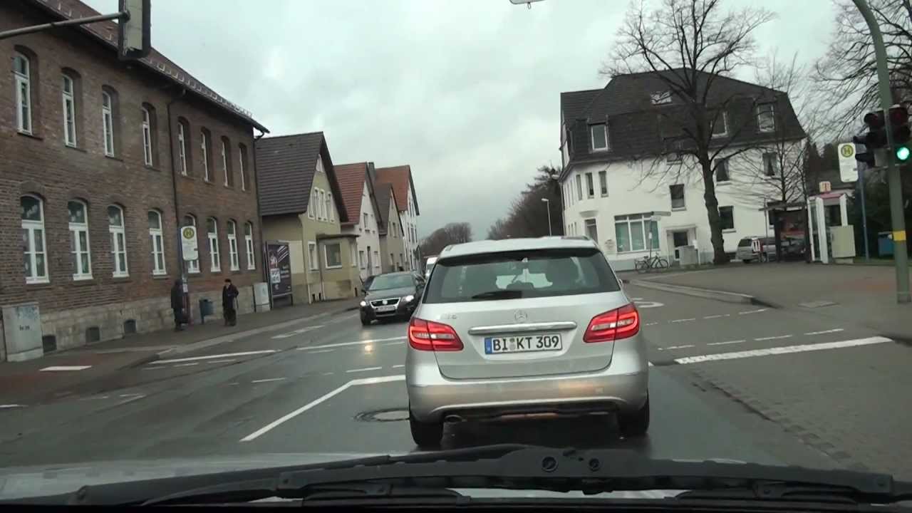 [HD] Autofahrt durch Bielefeld (Zeitraffer)