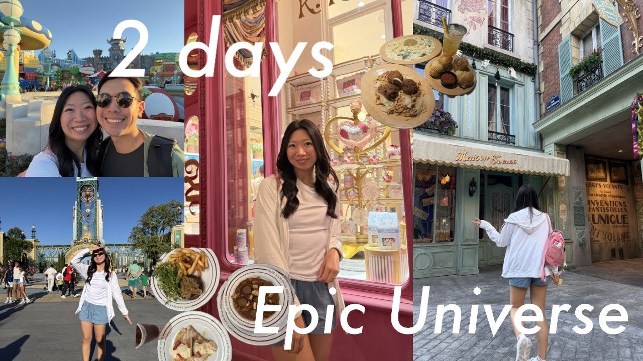 flying 10 hours to epic universe 🦋 Harry Potter, Christmas time and non-stop snacking